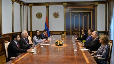 Նախագահ Վահագն Խաչատուրյանն ընդունել է Ամերիկայի հայկական համագումարի պատվիրակությանը