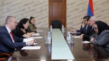 Ժաննա Անդրեասյանը հրաժեշտի հանդիպում է ունեցել ՀՀ-ում Իրանի դեսպանի հետ