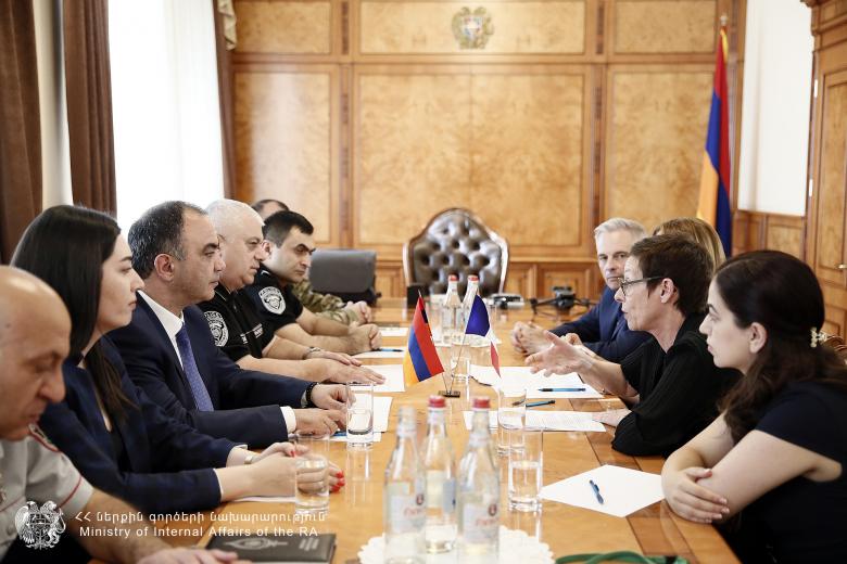 ՆԳ նախարարն ընդունել է ՀՀ-ում Ֆրանսիայի արտակարգ և լիազոր դեսպանին
