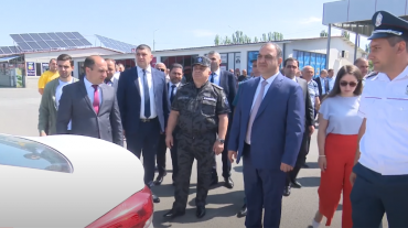 ՆԳ նախարարը ծանոթացել է ՆԳՆ Արտաշատի նորակառույց հաշվառման-քննական բաժանմունքի պայմաններին
