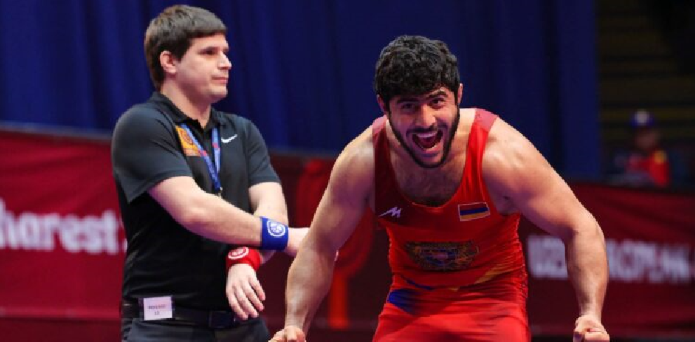 Կնյազ Իբոյանը հաղթեց թուրք մրցակցին ու ոսկե մեդալ նվաճեց. ըմբշամարտի երիտասարդական ԵԱ