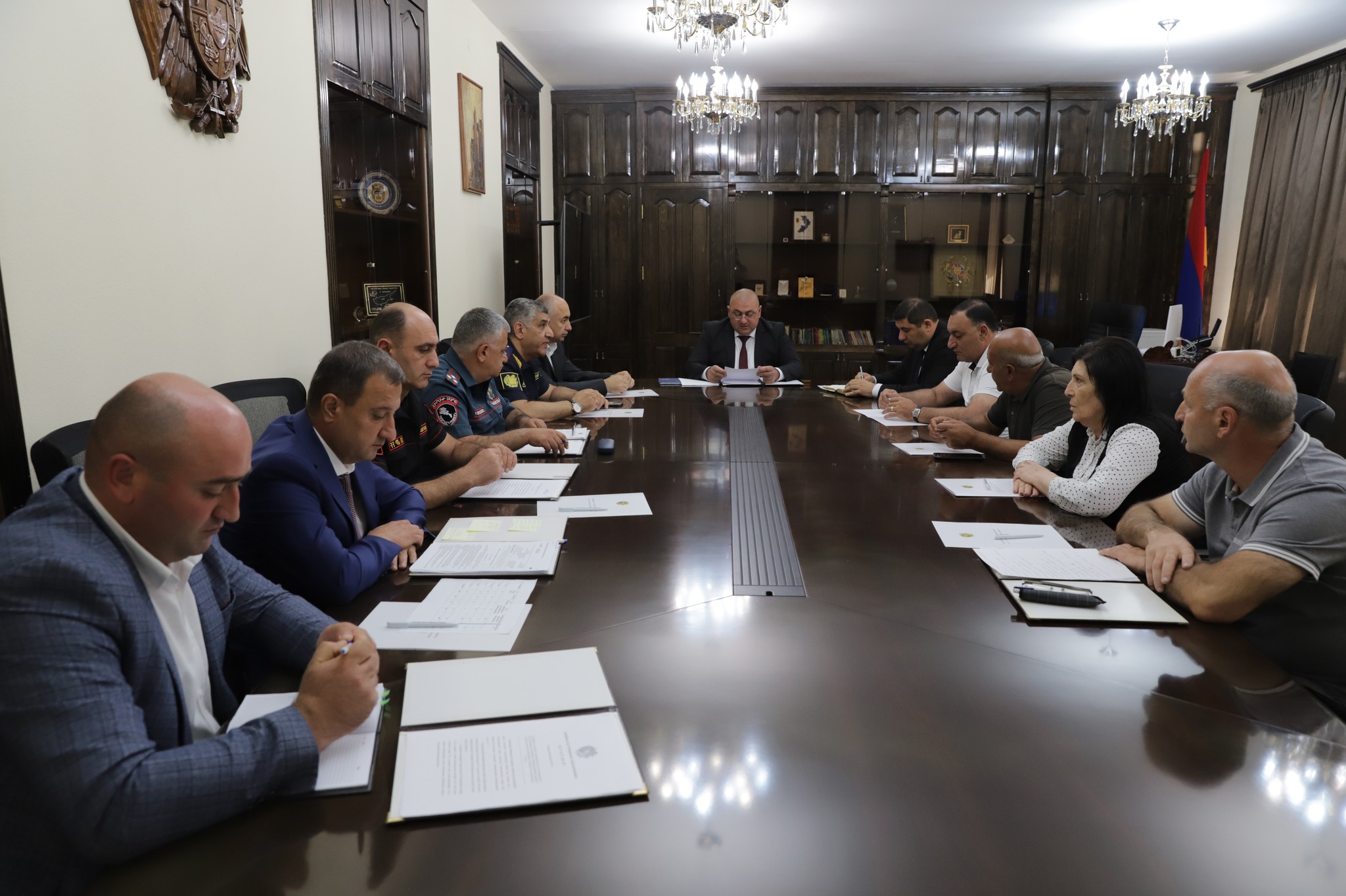 Շիրակի մարզի զորահավաքային նիստում քննարկվել են առաջիկայում կայանալիք վարժական հավաքների անցկացմանն առնչվող հարցեր