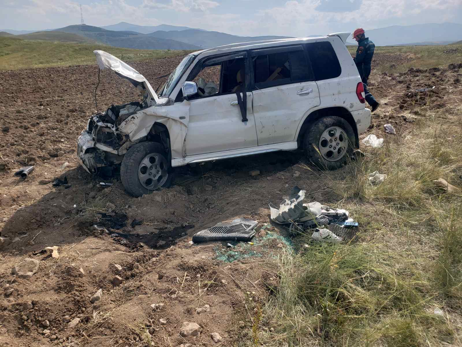  Իշխանասար գյուղի խաչմերուկում ավտոմեքենան գլորվելով հայտնվել է դաշտում․ կան տուժածներ