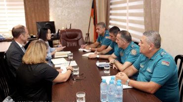 Փրկարար ծառայության տնօրենն ընդունել է Ասիական զարգացման բանկի պատվիրակությանը