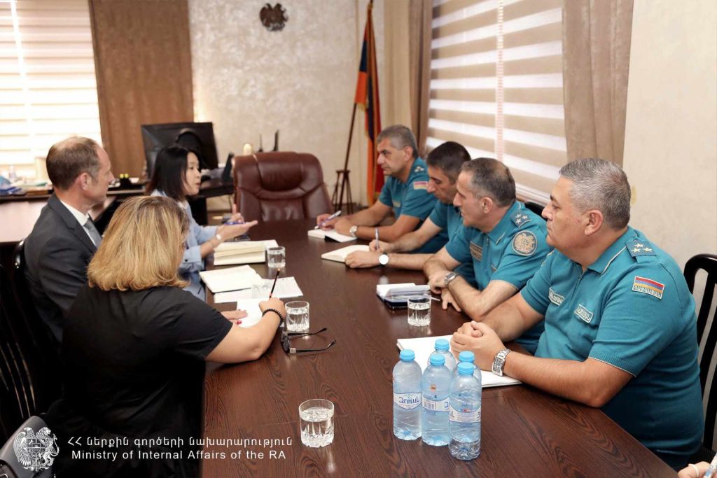 Փրկարար ծառայության տնօրենն ընդունել է Ասիական զարգացման բանկի պատվիրակությանը