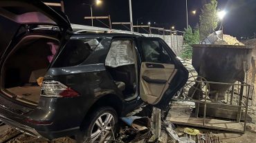 Եղվարդի խճուղում բախվել են «Mercedes-Benz C» և «Mercedes-Benz» մակնիշների ավտոմեքենաները. կա տուժած