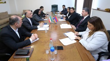 Գնել Սանոսյանն ընդունել է Իրանի նորանշանակ դեսպանին