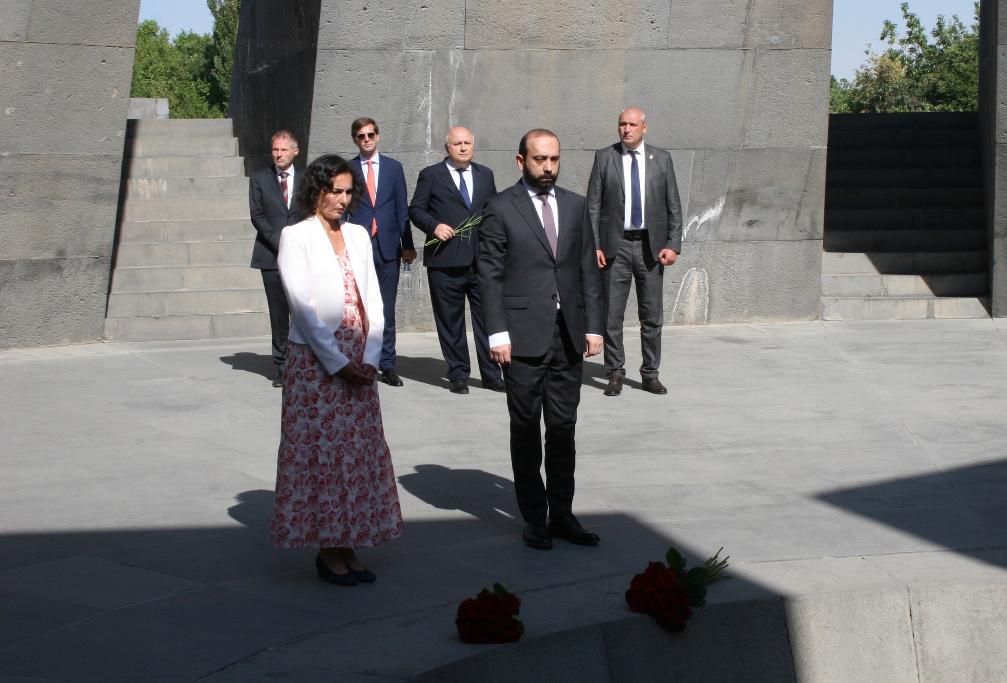 Բելգիայի ԱԳ նախարար Հաջա Լահբիբն այցելեց Հայոց ցեղասպանության հուշահամալիր
