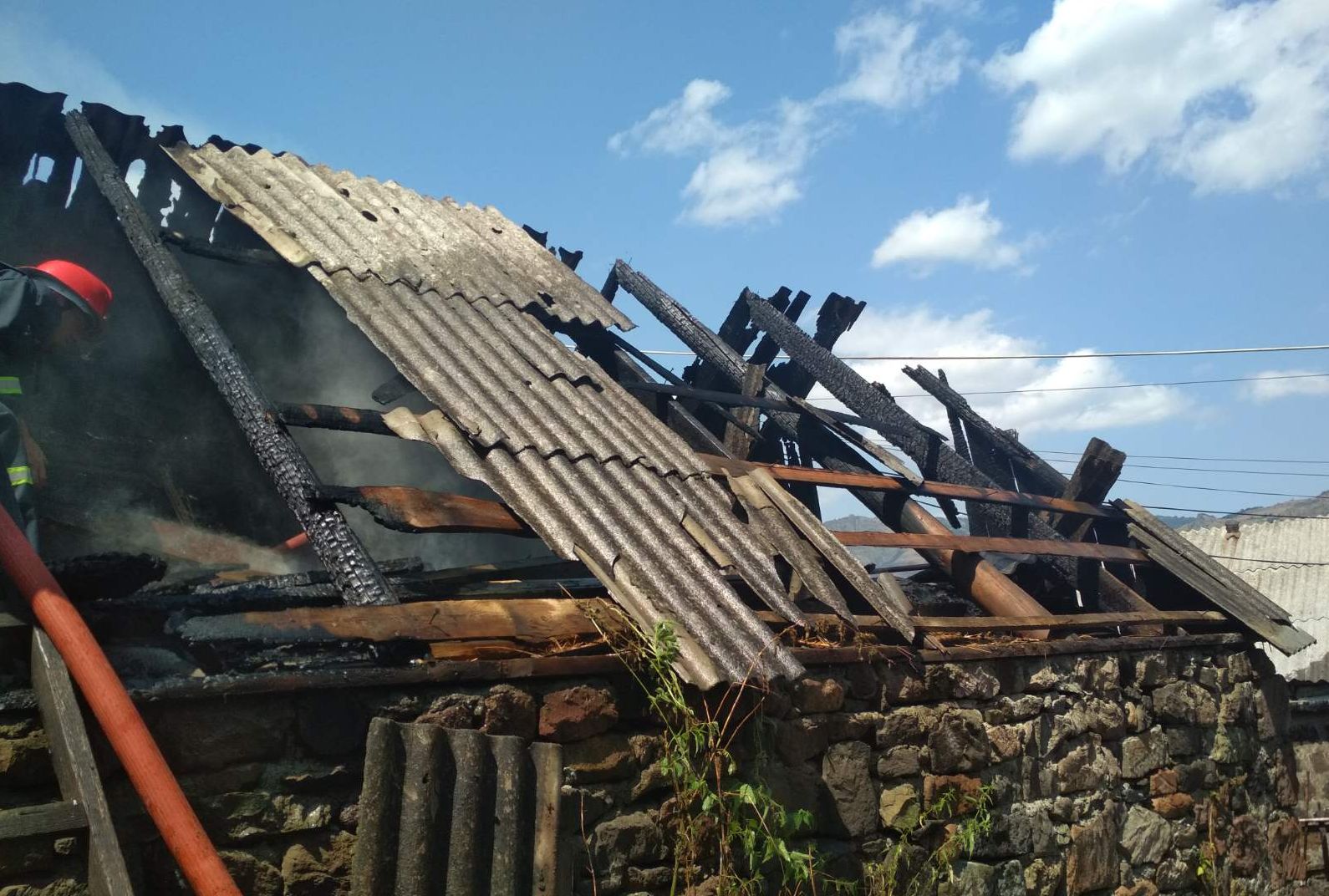 Սանահին գյուղում բռնկված հրդեհը մարվել է