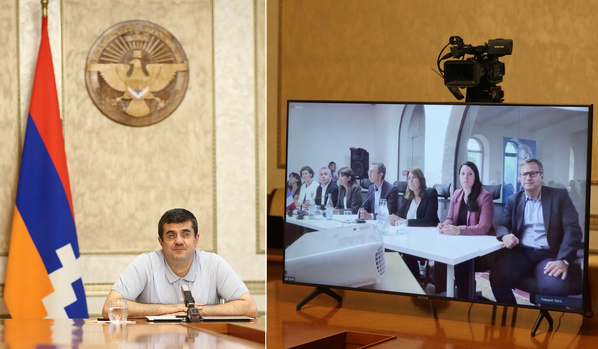 Արցախի իշխանություններն ու ժողովուրդը երախտապարտ են ֆրանսիական քաղաքների ու շրջանների ներկայացուցիչներին. Արցախի նախագահ