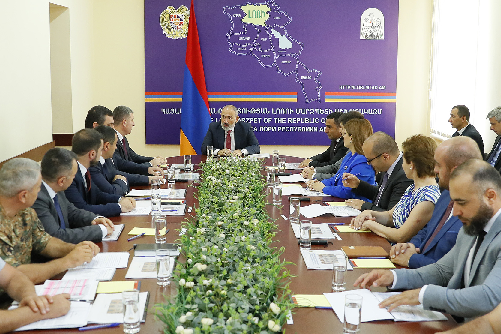 Վարչապետին են ներկայացվել Լոռու մարզպետի աշխատակազմի 2022թ. աշխատանքային գործունեության հաշվետվությունն ու ընթացիկ ծրագրերը