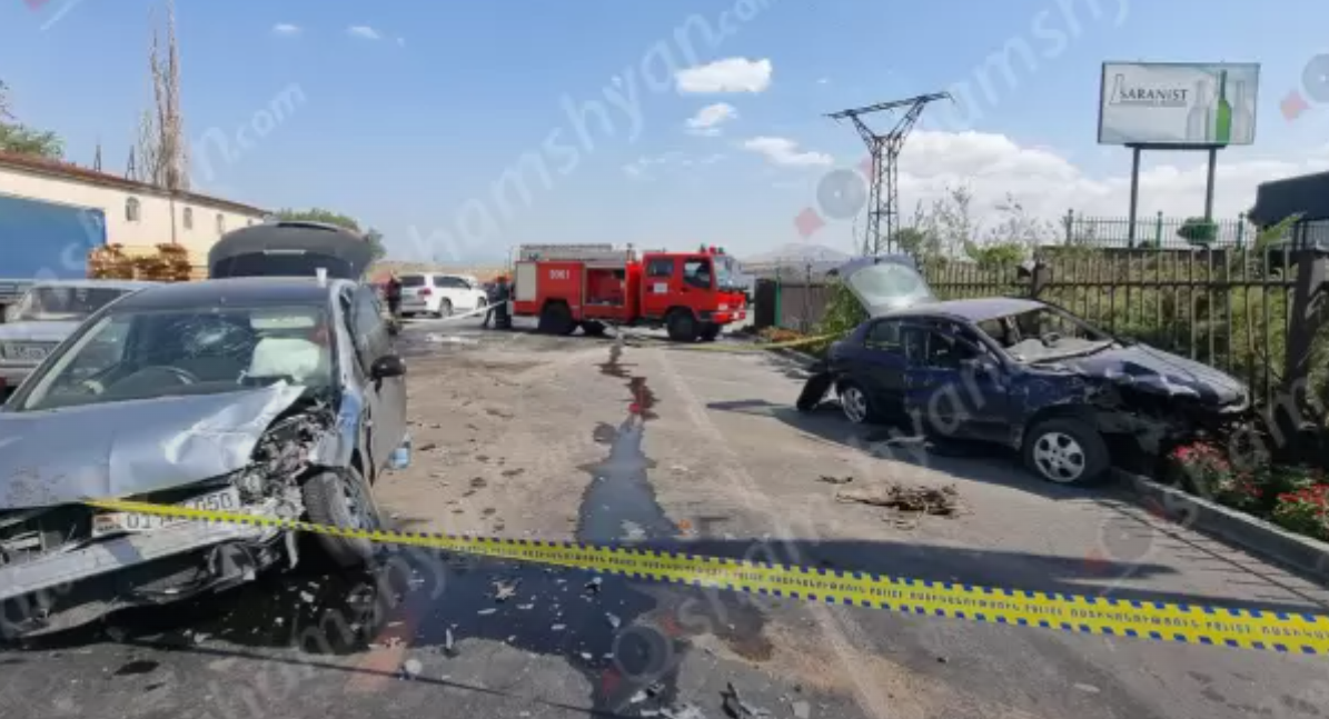 «Արծվի թևերի» մոտ բախվել են Mitsubishi-ն, Hyundai-ն և Opel Astra-ն. կան վիրավորներ