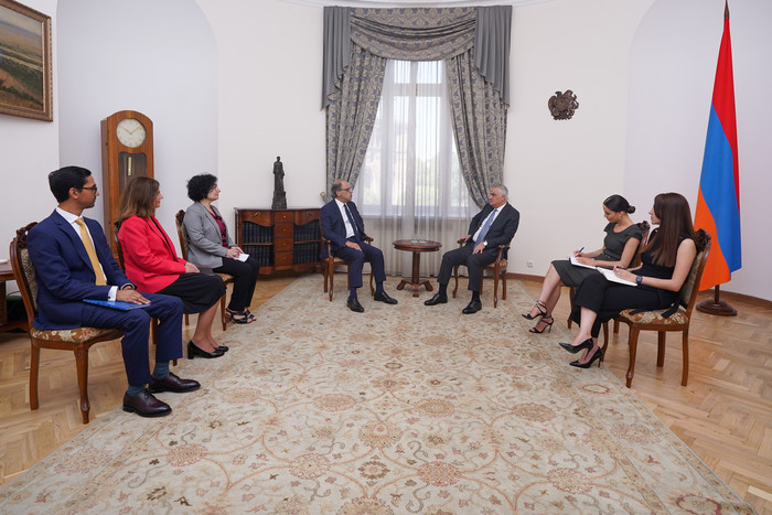 Փոխվարչապետ Մհեր Գրիգորյանն ընդունել է ԱՄՀ տարածաշրջանային տնօրենին