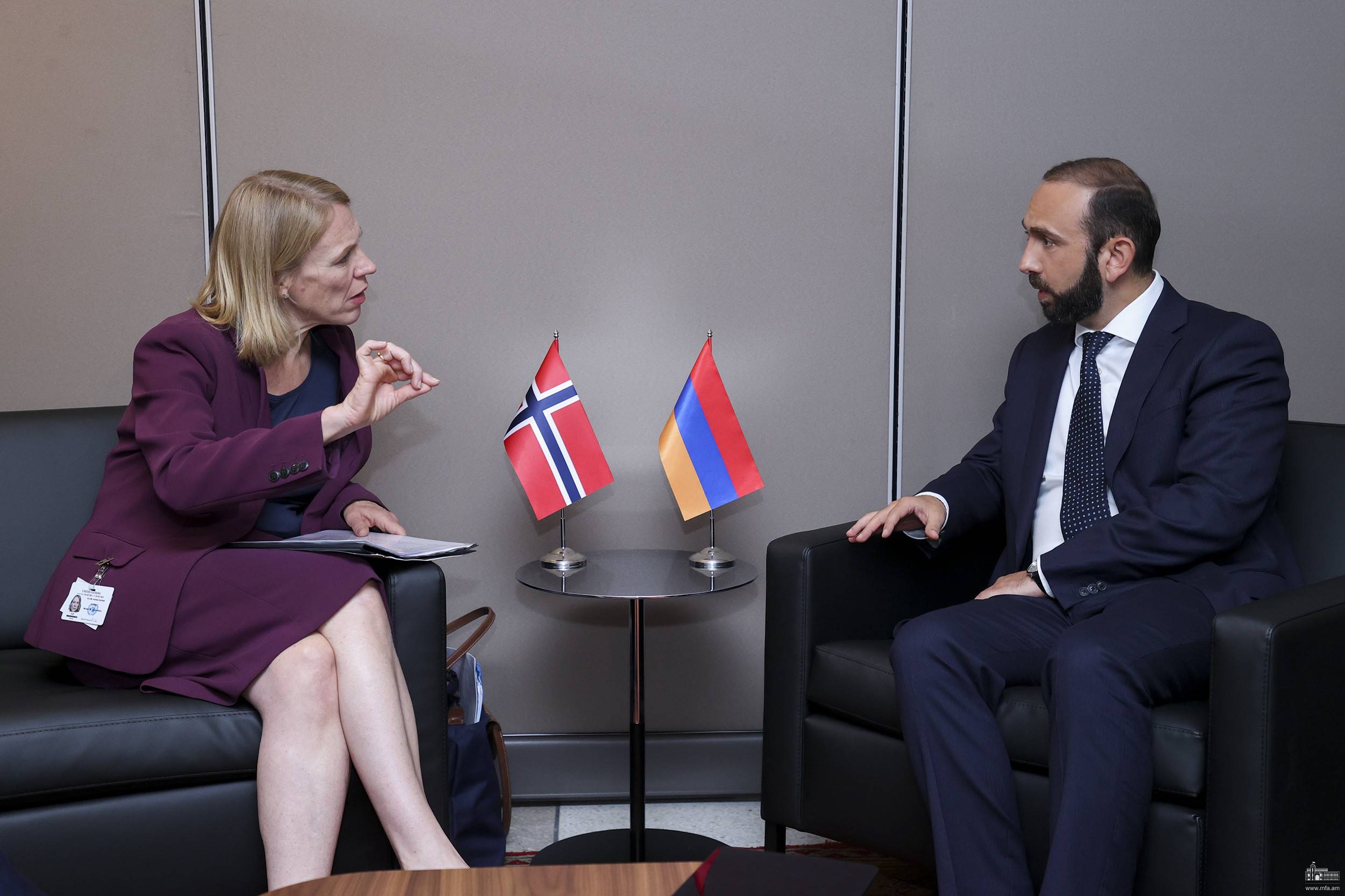 Արարատ Միրզոյանը Նորվեգիայի Թագավորության ԱԳ նախարարին է ներկայացրել Հարավային Կովկասում առկա անվտանգային իրավիճակը