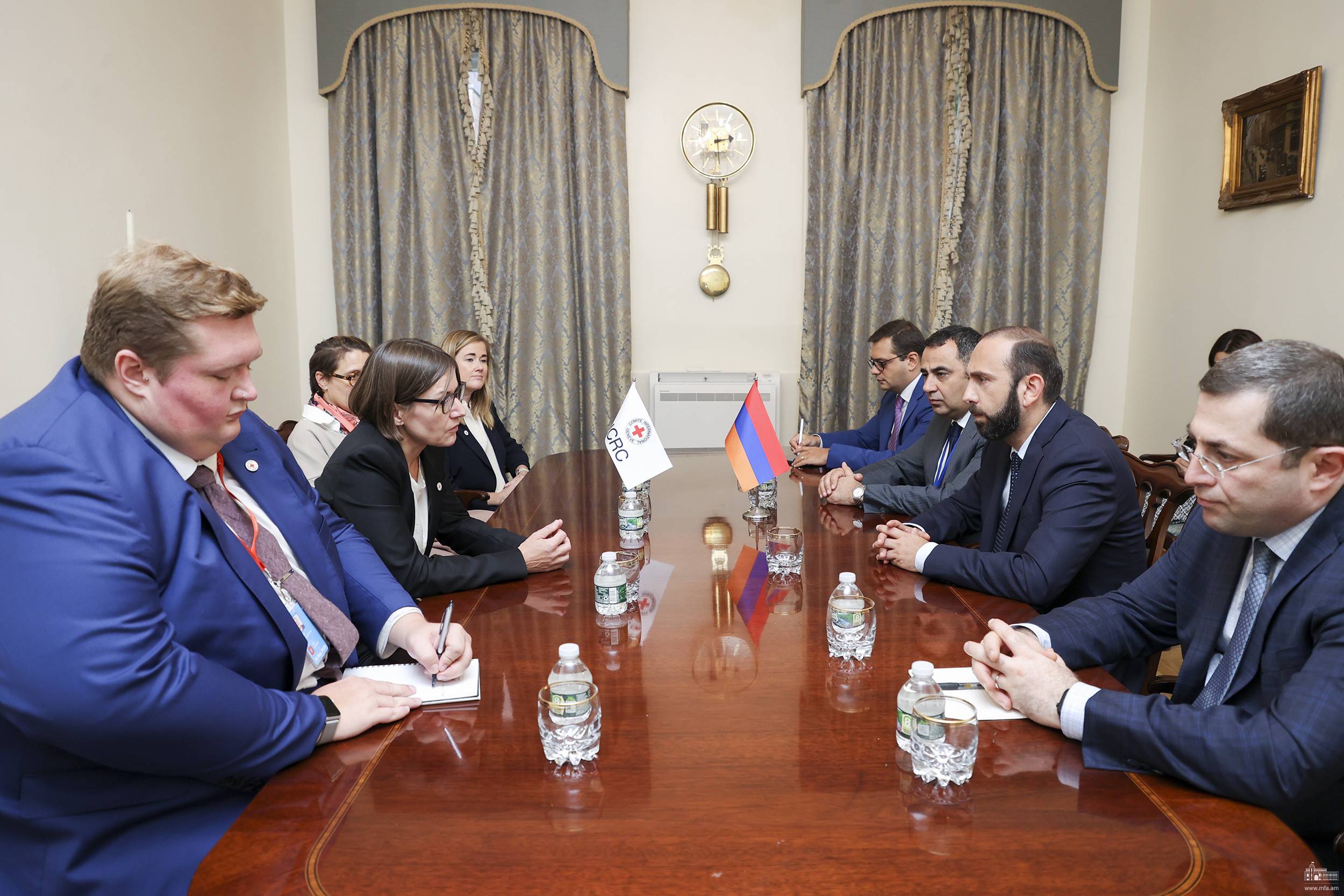 ՀՀ ԱԳ նախարարը Կարմիր խաչի միջազգային կոմիտեի նախագահի հետ քննարկել է Ղարաբաղում ստեղծված իրավիճակը