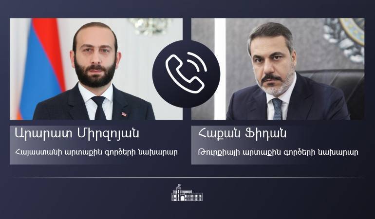 Հայաստանի և Թուրքիայի ԱԳ նախարարները հեռախոսազրույց են ունեցել