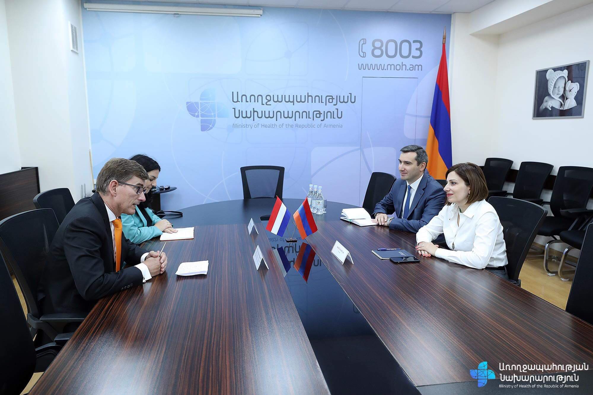 Անահիտ Ավանեսյանը հանդիպել է Հայաստանում Նիդերլանդների դեսպանի հետ