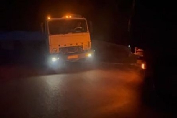 Փրկարարները քարշակել են բեռնատարը