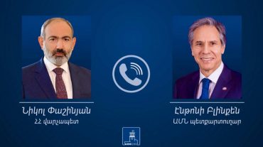 Նիկոլ Փաշինյանը հեռախոսազրույց է ունեցել ԱՄՆ պետքարտուղար Էնթոնի Բլինքենի հետ