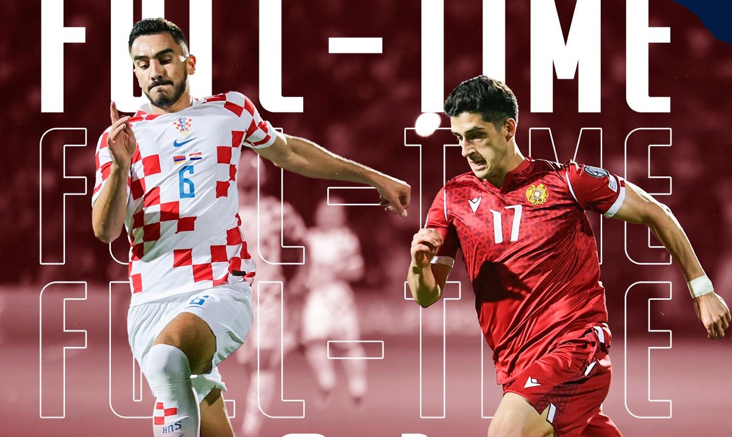 Հայաստան-Խորվաթիա հանդիպումն ավարտված է