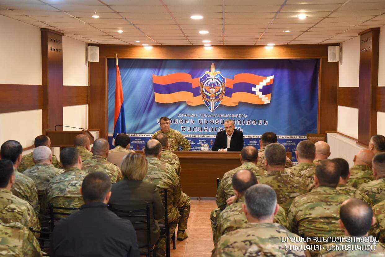 Արցախի նախագահ Սամվել Շահրամանյանն այցելել է ազգային անվտանգության ծառայություն