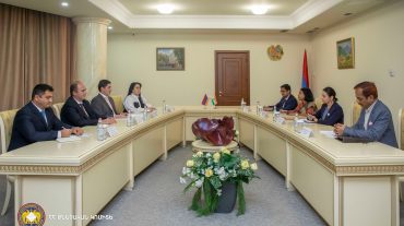 ՔԿ նախագահն ու Հնդկաստանի դեսպանը քննարկել են իրավական ոլորտում համագործակցության խնդիրները