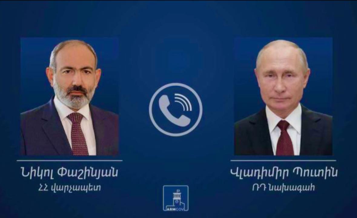 Փաշինյանը Պուտինի հետ քննարկել է ԼՂ-ում ստեղծված իրավիճակը