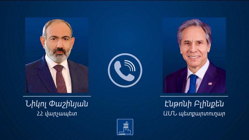 Փաշինյանն ու Բլինքենը քննարկել են Լեռնային Ղարաբաղում ստեղծված հումանիտար իրավիճակը