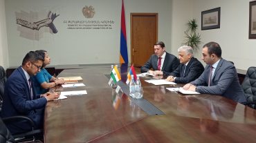 Քաղաքաշինության կոմիտեի նախագահը հյուրընկալել է Հնդկաստանի դեսպանին