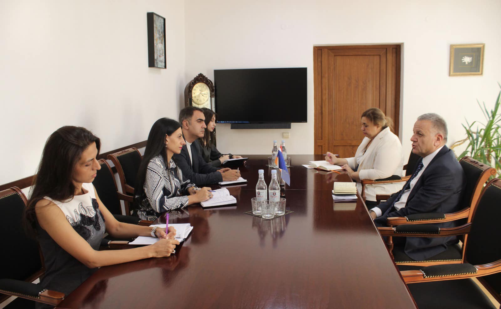 Անահիտ Մանասյանը Հայաստանում ԵՄ պատվիրակության ղեկավարին ներկայացրել է ԼՂ-ից բռնի տեղահանված անձանց իրավունքների պաշտպանությանն առնչվող հարցեր
