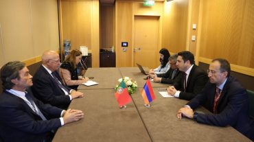 ՀՀ ԱԺ նախագահը հանդիպել է պորտուգալացի գործընկերոջը