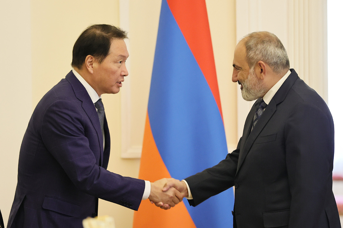 Վարչապետն ընդունել է Կորեայի առևտրաարդյունաբերական պալատի նախագահի գլխավորած պատվիրակությանը