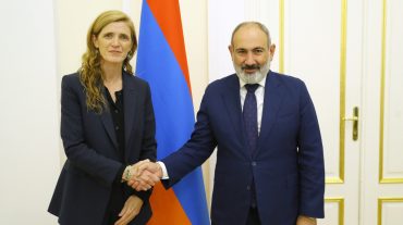Վարչապետ Փաշինյանը հյուրընկալել է ԱՄՆ ՄԶԳ ղեկավար Սամանթա Փաուերի գլխավորած պատվիրակությանը