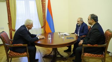Վարչապետն ընդունել է ՌԴ Ներքին գործերի նախարարին
