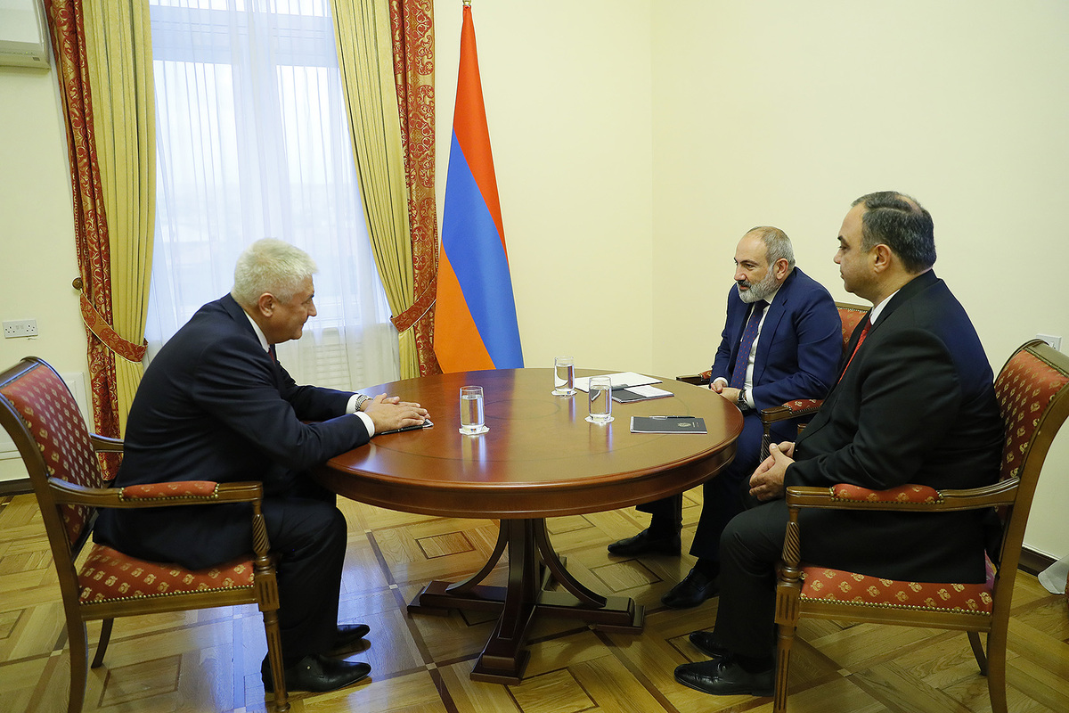 Վարչապետն ընդունել է ՌԴ Ներքին գործերի նախարարին