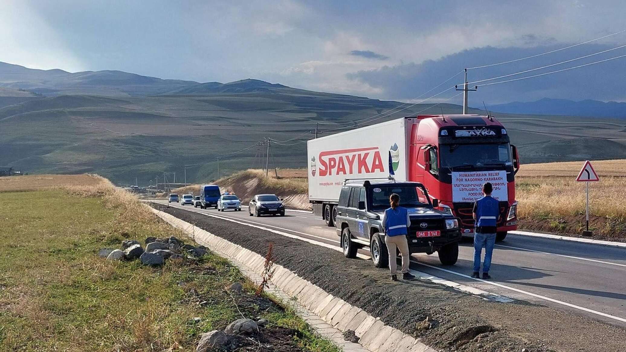 ՀՀ կառավարության հումանիտար բեռը կտեղափոխվի Գորիս, այնտեղից էլ՝ Լեռնային Ղարաբաղ