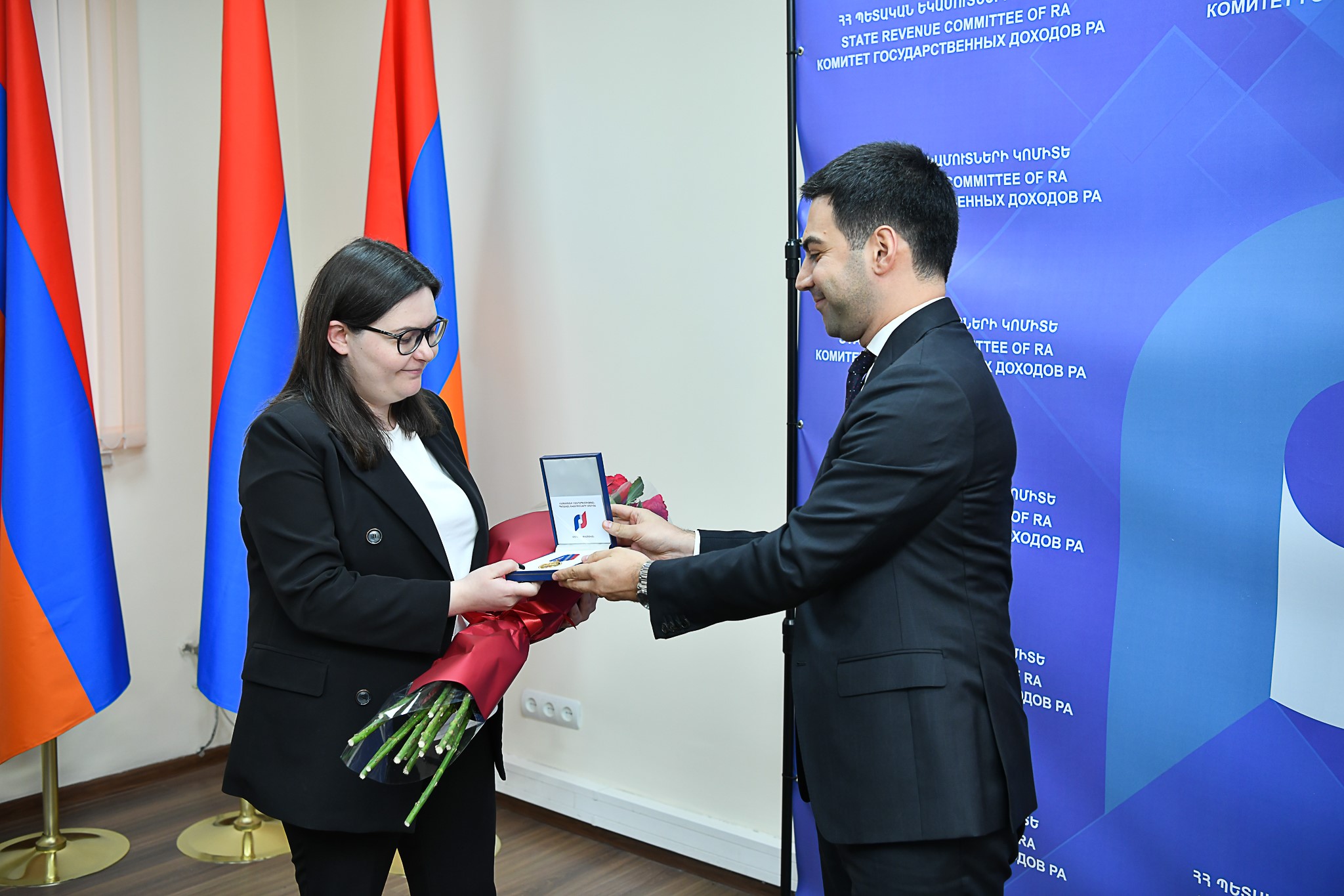 ՊԵԿ նախագահի տեղակալ Ծովինար Սողոմոնյանին հանձնվել է «Համագործակցության և փոխգործակցության համար» մեդալ