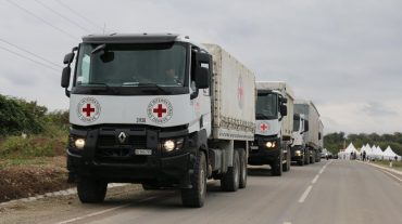 ԿԽՄԿ-ի ավտոշարասյունով մոտ 70 տոննա մարդասիրական օգնություն հատել է Լաչինի ճանապարհը