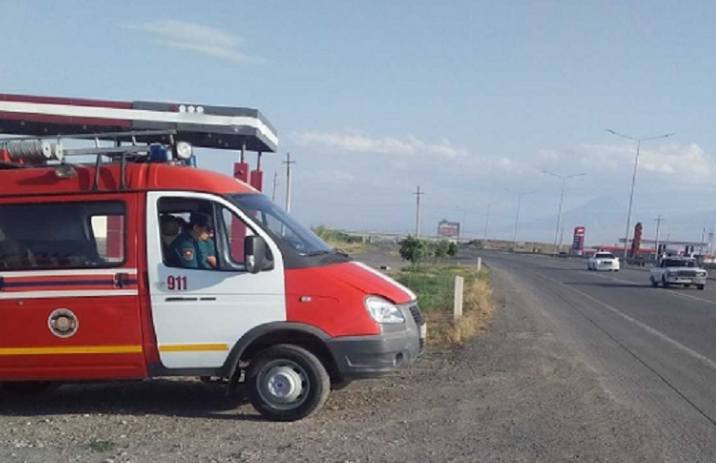 Հրդեհաշիջման աշխատանքներ իրականացնելիս ՆԳՆ ՓԾ փոխգնդապետի ինքնազգացողությունը վատացել է, նրա կյանքը փրկել չի հաջողվել