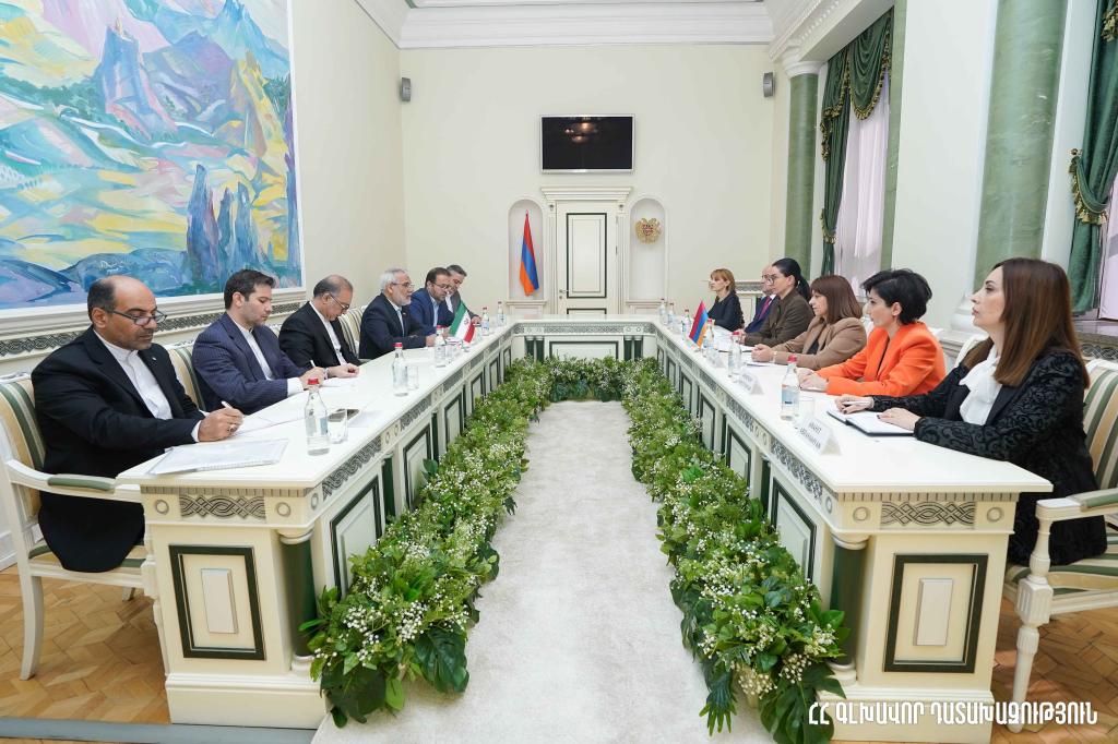 Աննա Վարդապետյանն իրանցի գործընկերներին է ներկայացրել Լեռնային Ղարաբաղի ժողովրդի դեմ Ադրբեջանի կողմից սանձազերծված ագրեսիայի հետևանքները
