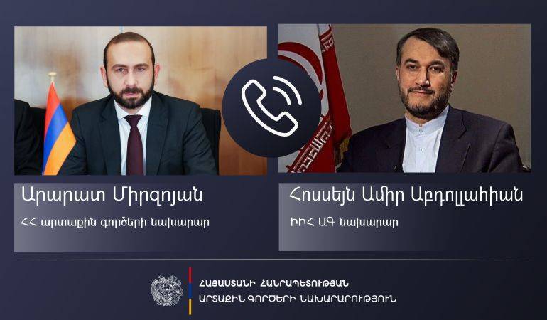 Հայաստանի և Իրանի ԱԳ նախարարները մտքեր են փոխանակել Հարավային Կովկասում և Մերձավոր Արևելքում առկա իրավիճակի շուրջ