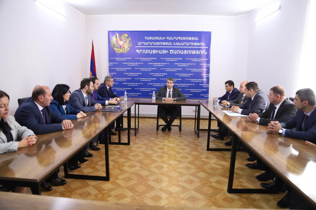 Արդարադատության նախարարը Պրոբացիայի ծառայության աշխատակազմին է ներկայացրել նորանշանակ ղեկավարին