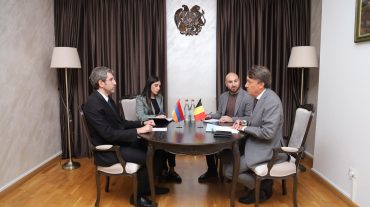 Գրիգոր Մինասյանն ընդունել է Հայաստանում Բելգիային նորանշանակ դեսպանին