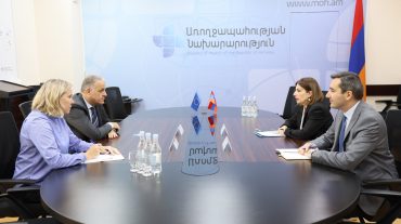 Վասիլիս Մարագոսի հետ հանդիպմանը Անահիտ Ավանեսյանը ներկայացրել է ԼՂ-ից բնակչության բռնի տեղահանման հետևանքով ստեղծված կարիքները