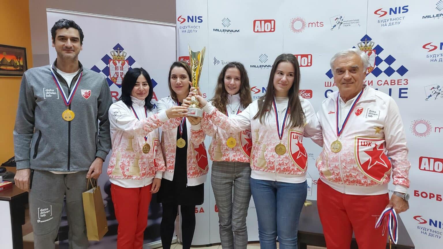 Էլինա Դանիելյանն ու Լիլիթ Մկրտչյանը «Ցրվենա Զվեզդայի» կազմում դարձել են Սերբիայի առաջին լիգայի հաղթող