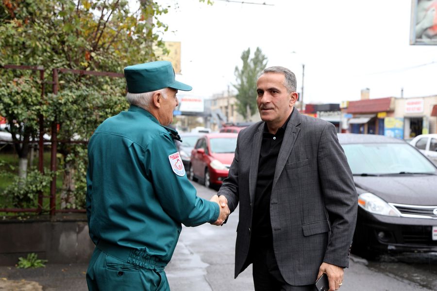 Կամո Ցուցուլյանն այցելել է Ճգնաժամային կառավարման ակադեմիա՝ ծանոթանալու ատեստավորման ընթացքին