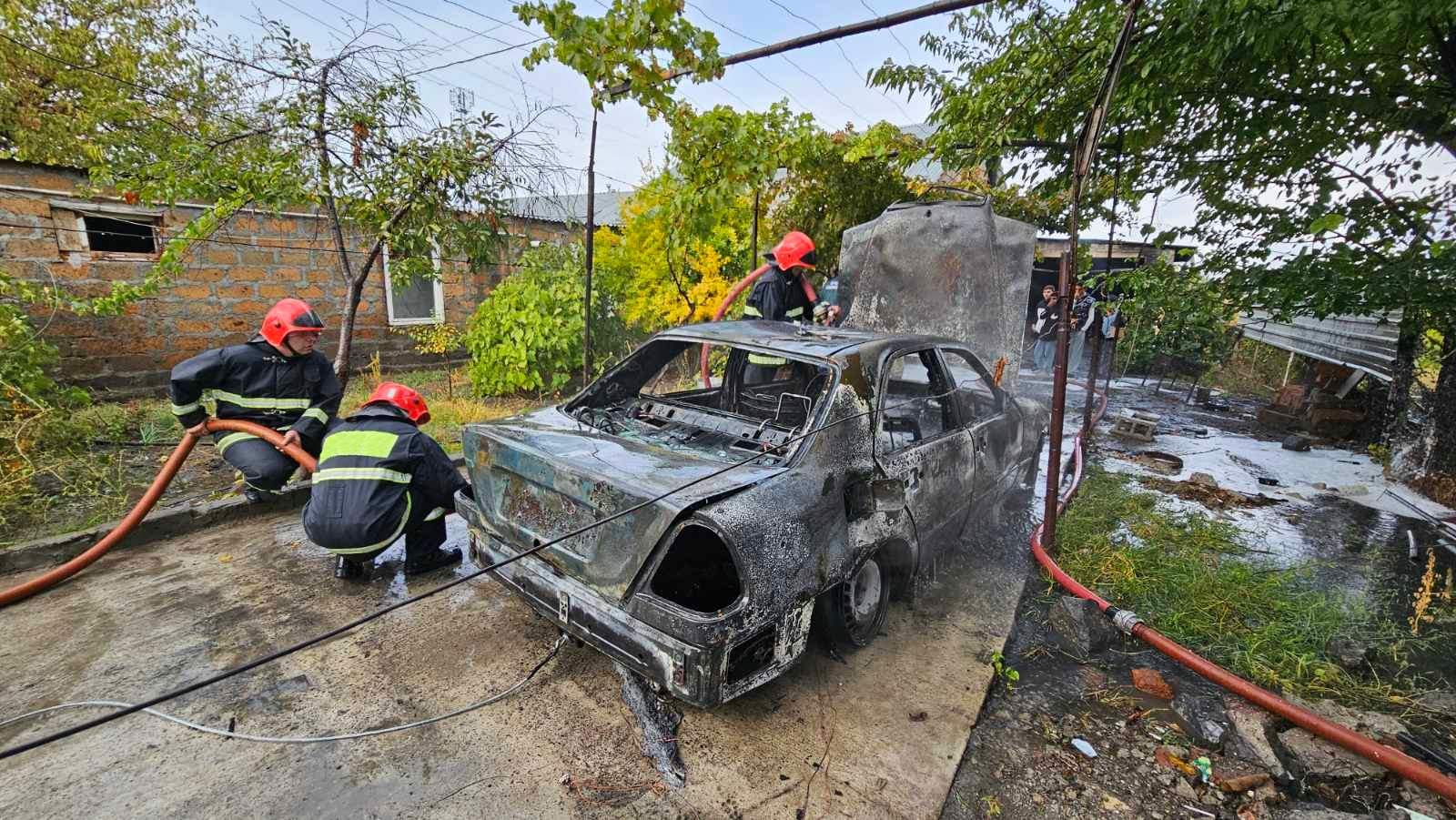 Նորամարգ գյուղում ավտոմեքենա է այրվել