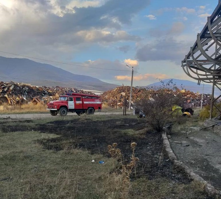 Հրդեհ ՀրազՋԷԿի տարածքում