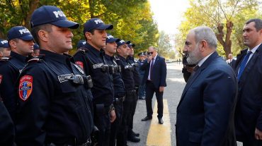 Վարչապետը Վայոց ձորում մասնակցել է Ոստիկանության Պարեկային ծառայության մարզի ստորաբաժանման աշխատանքի մեկնարկին նվիրված միջոցառմանը