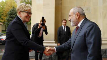 Երևանում տեղի է ունեցել Հայաստանի և Լիտվայի վարչապետներ՝ Նիկոլ Փաշինյանի և Ինգրիդա Շիմոնիտեի հանդիպումը